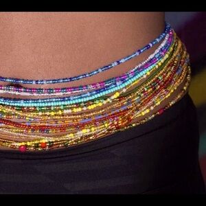 Real African waist beads, authentic ethically sourced, elastic band